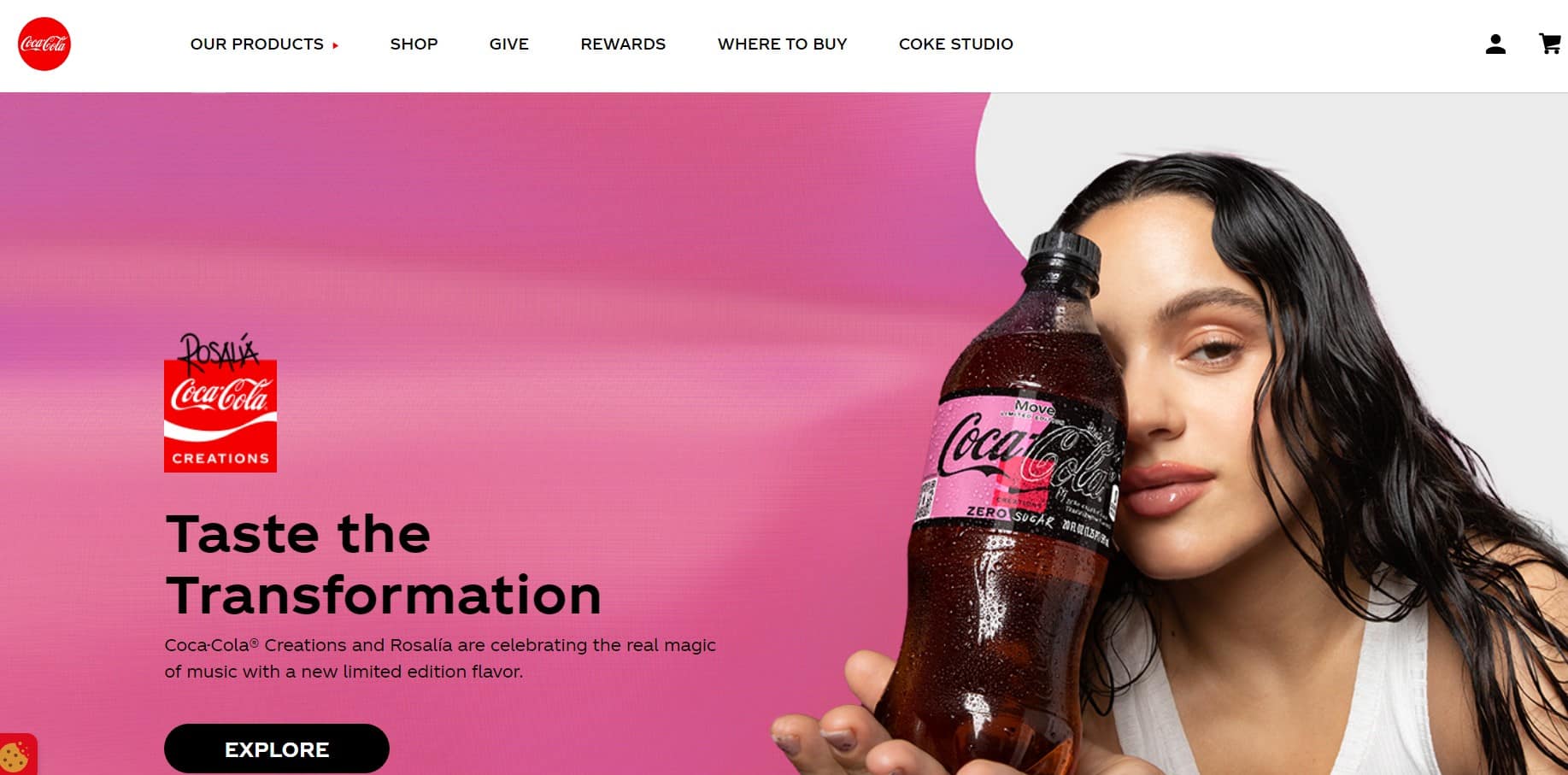 CocaCola Homepage