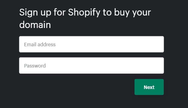 Setup Shopify Account